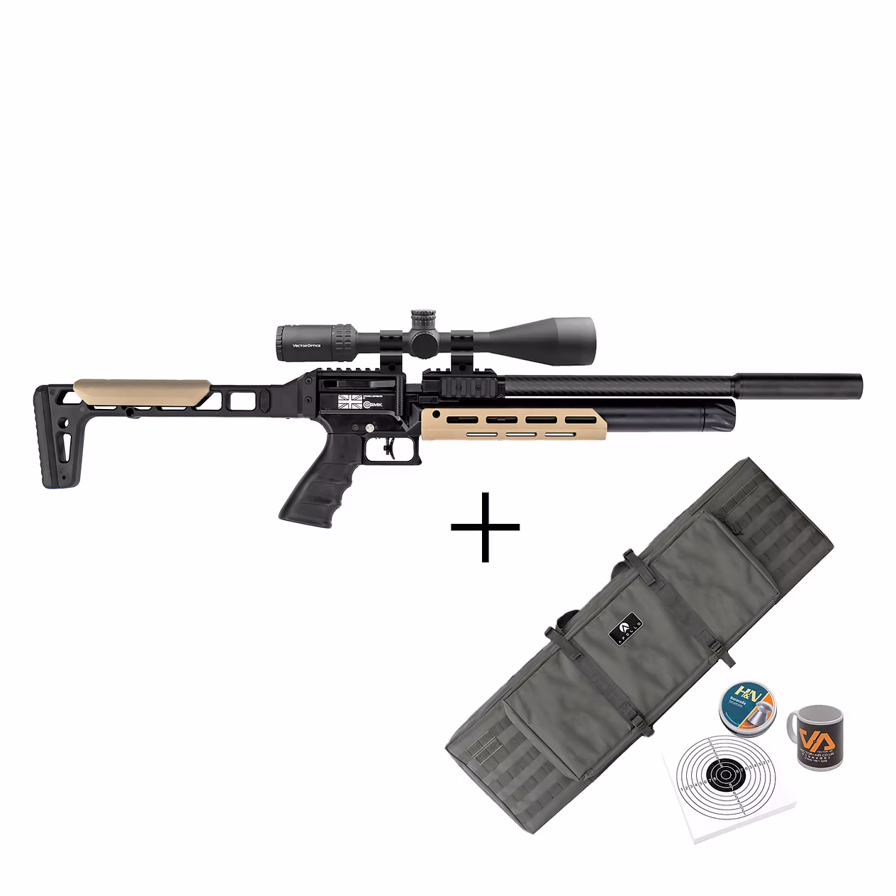 Snowpeak AP900 Tactical Regulated PCP Air Rifle Package
